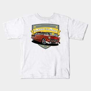 Classic 1955 Chevy Kids T-Shirt